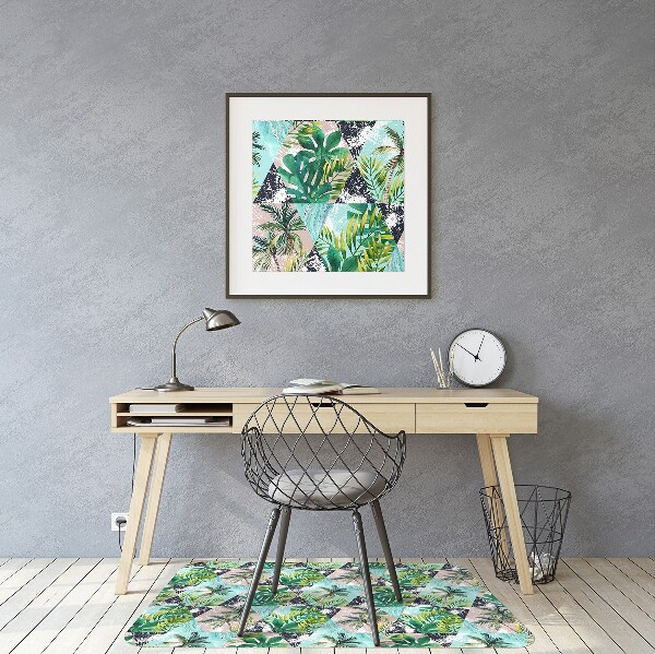 Tapis pour chaise de bureau Paume
