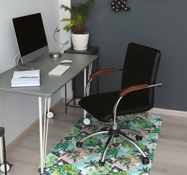 Tapis pour chaise de bureau Paume