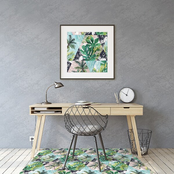 Tapis pour chaise de bureau Paume