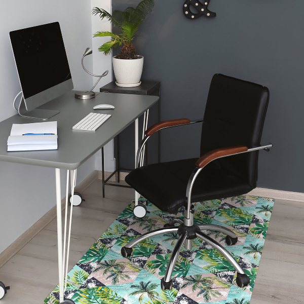 Tapis pour chaise de bureau Paume
