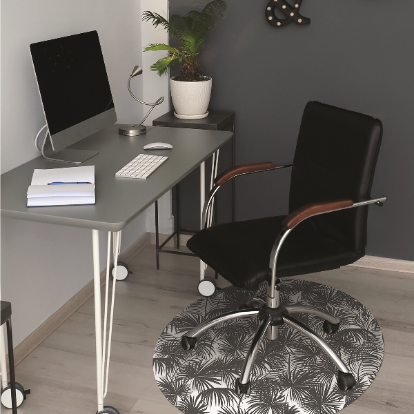 Tapis de chaise Paume noire