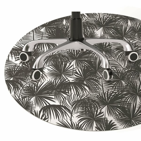 Tapis de chaise Paume noire