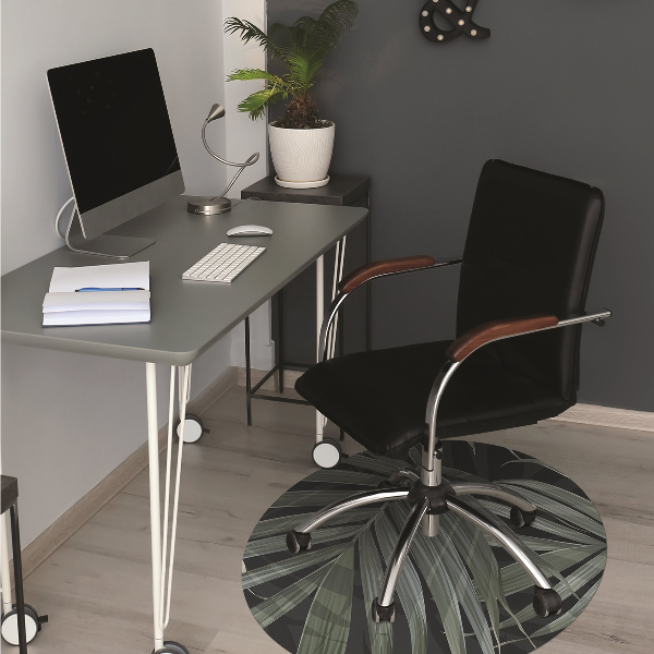 Tapis de chaise de bureau Monstre noir