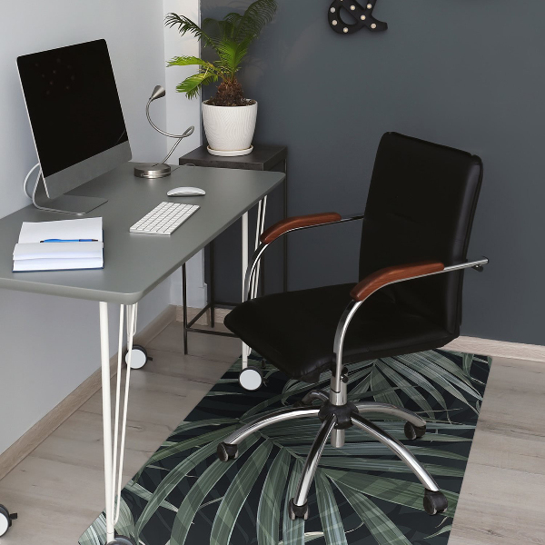 Tapis de chaise de bureau Monstre noir