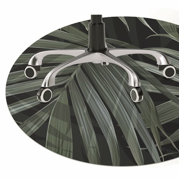 Tapis de chaise de bureau Monstre noir