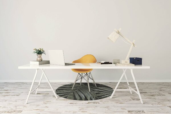 Tapis de chaise de bureau Monstre noir