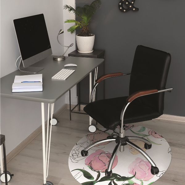 Tapis de chaise de bureau Pénétrant