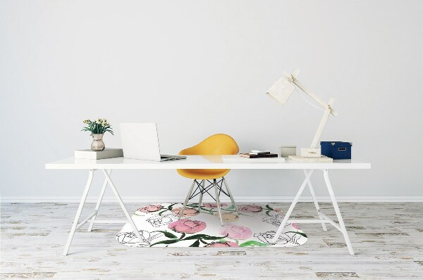 Tapis de chaise de bureau Pénétrant