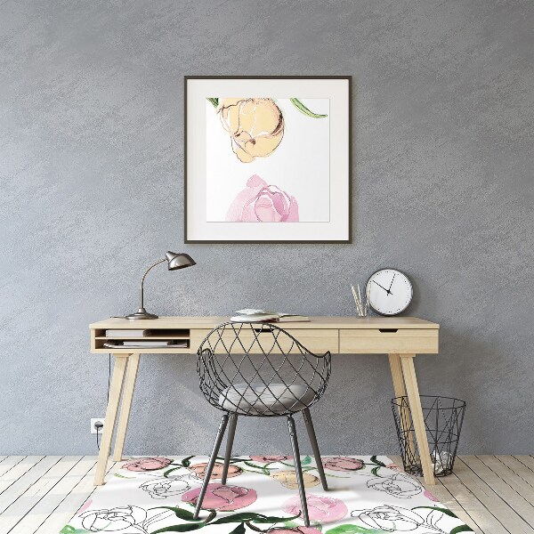 Tapis de chaise de bureau Pénétrant