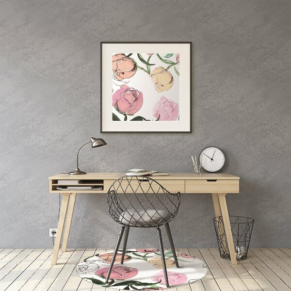 Tapis de chaise de bureau Pénétrant
