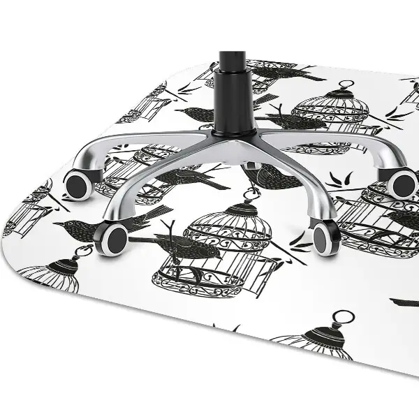 Tapis bureau Cages d'oiseaux