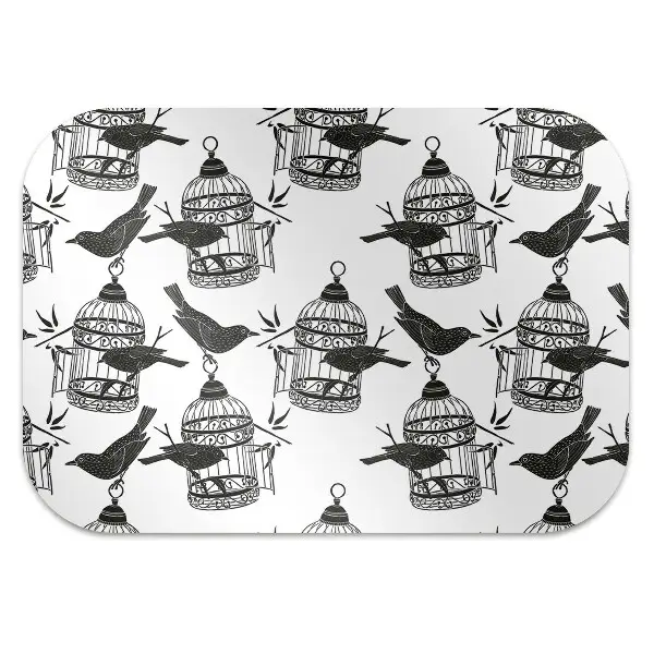 Tapis bureau Cages d'oiseaux