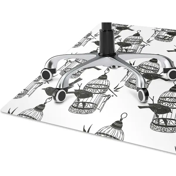 Tapis bureau Cages d'oiseaux