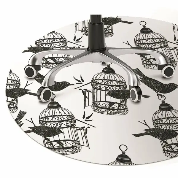 Tapis bureau Cages d'oiseaux
