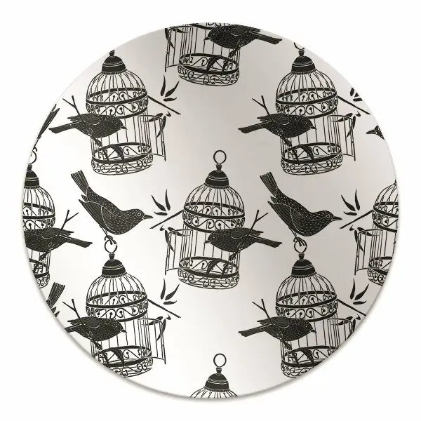 Tapis bureau Cages d'oiseaux