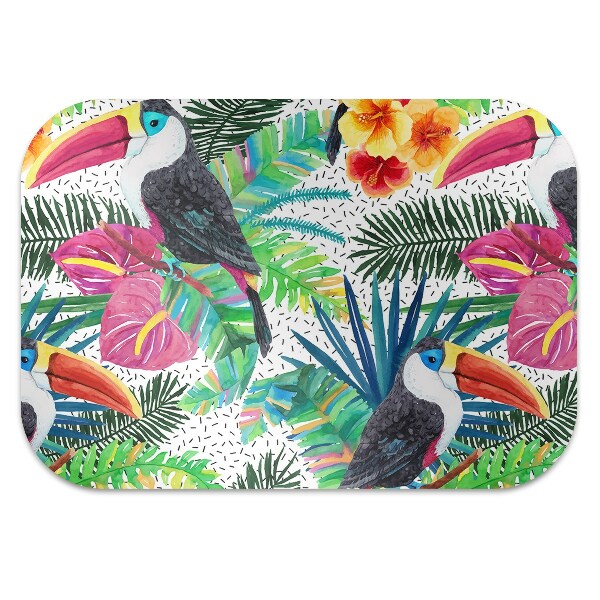 Tapis de chaise de bureau Toucans