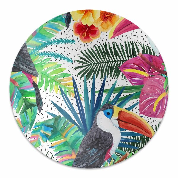 Tapis de chaise de bureau Toucans
