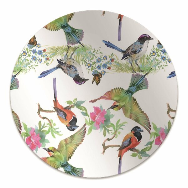 Tapis pour chaise de bureau Oiseaux colorés