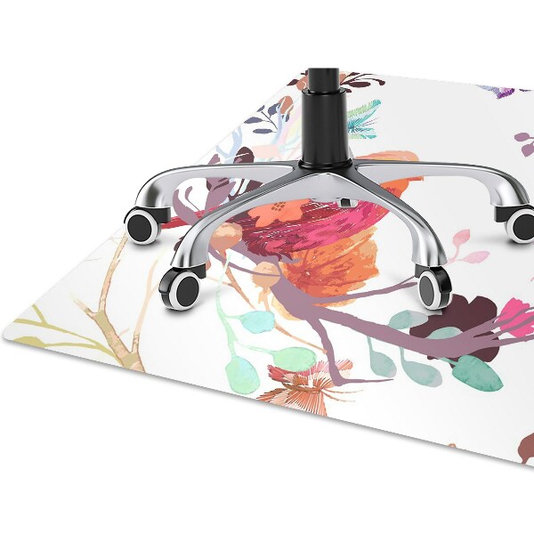 Tapis de chaise de bureau Oiseaux sur la branche