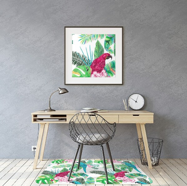 Tapis de chaise Perroquets muraux