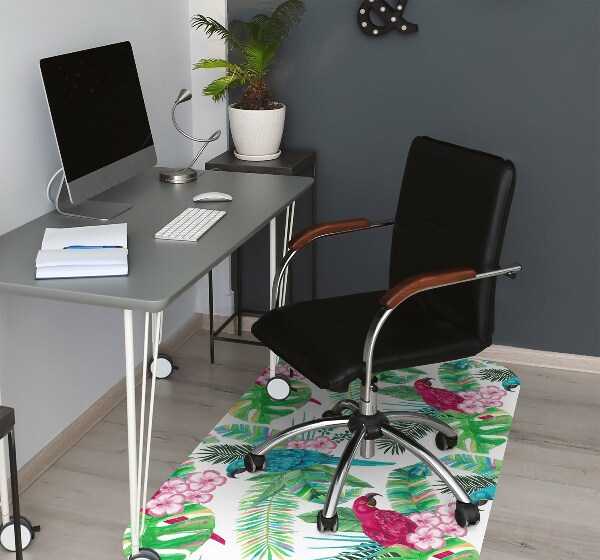 Tapis de chaise Perroquets muraux