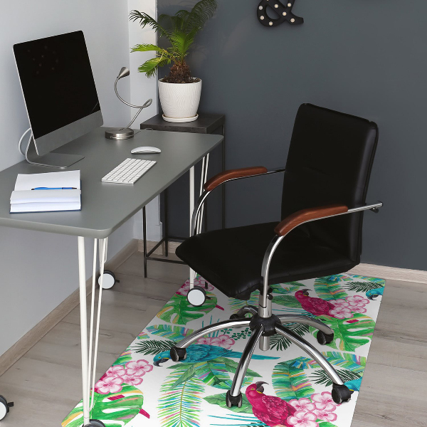 Tapis de chaise Perroquets muraux