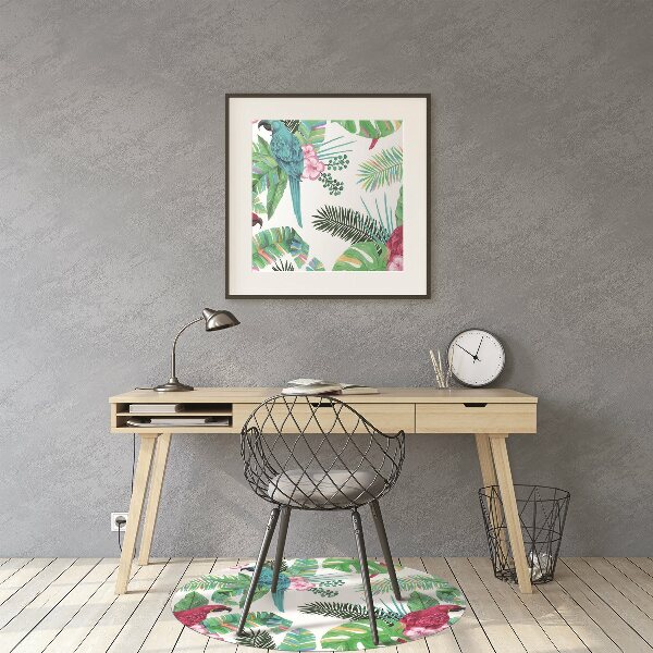 Tapis de chaise Perroquets muraux