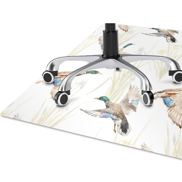 Tapis de chaise de bureau Canard