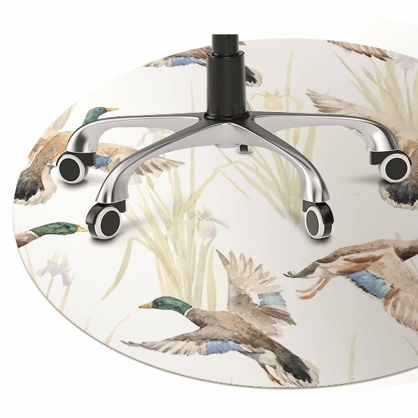 Tapis de chaise de bureau Canard