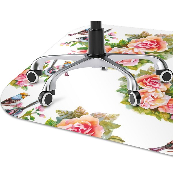 Tapis de chaise de bureau Oiseaux sur la branche