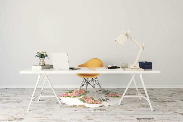 Tapis de chaise de bureau Oiseaux sur la branche