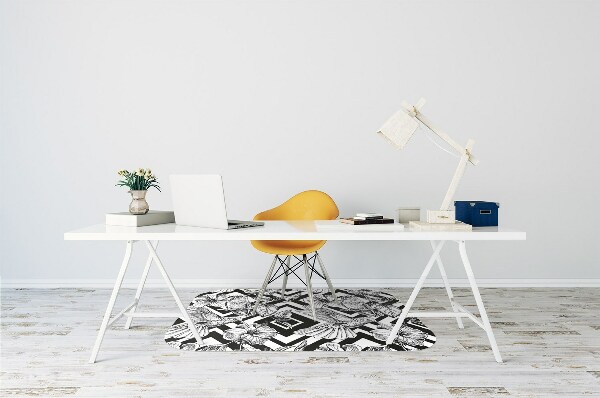 Tapis de chaise de bureau Humour
