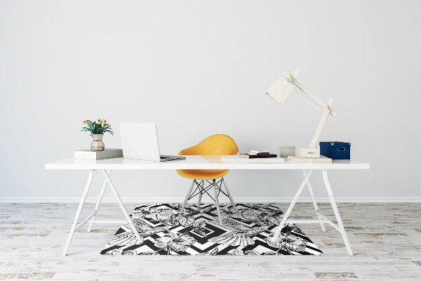 Tapis de chaise de bureau Humour