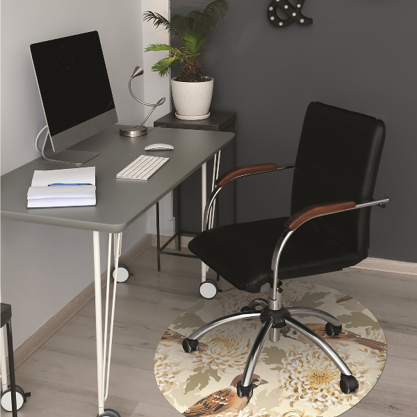 Tapis bureau Oiseaux d'or