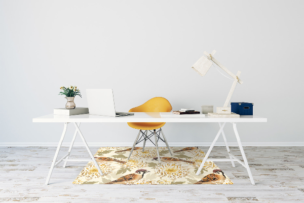 Tapis bureau Oiseaux d'or