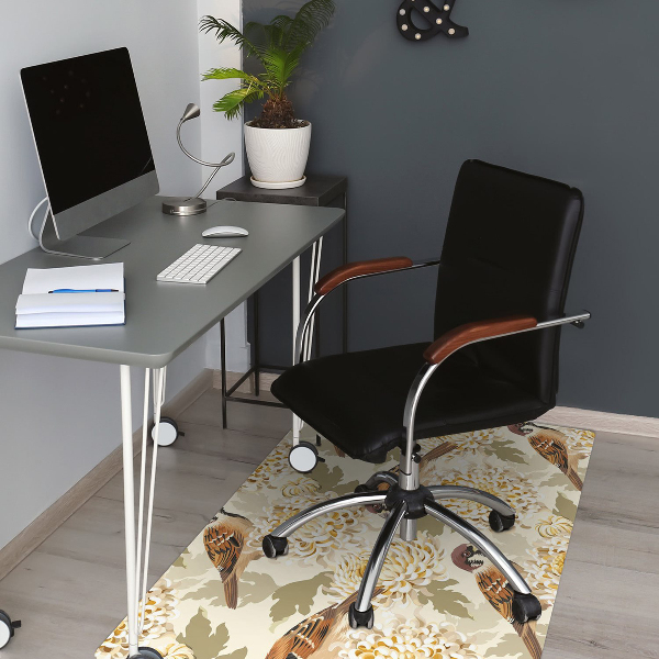 Tapis bureau Oiseaux d'or