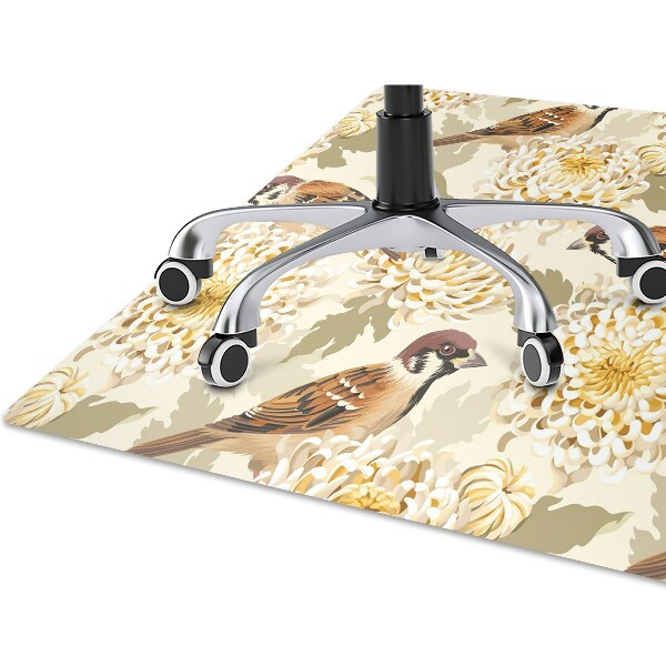 Tapis bureau Oiseaux d'or