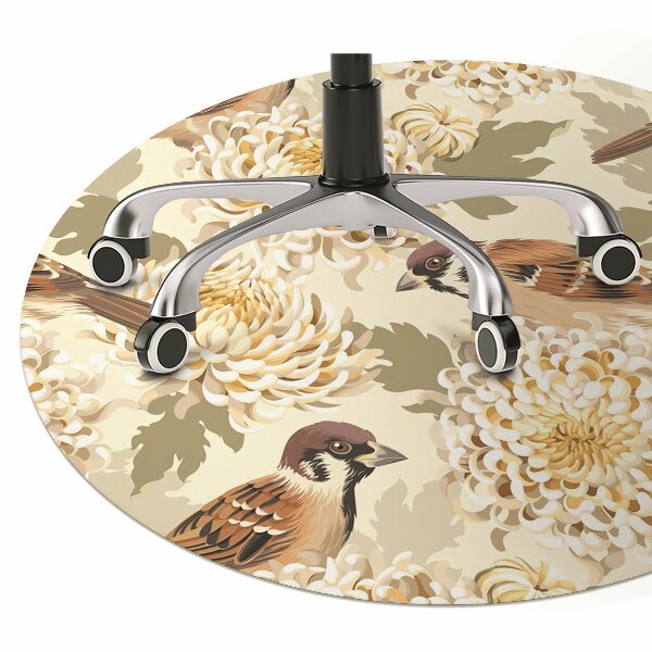 Tapis bureau Oiseaux d'or