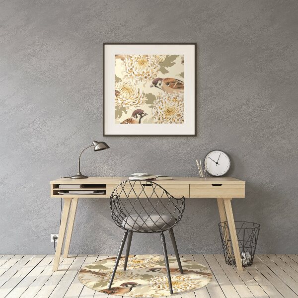 Tapis bureau Oiseaux d'or