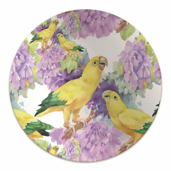 Tapis de chaise Perroquets jaunes