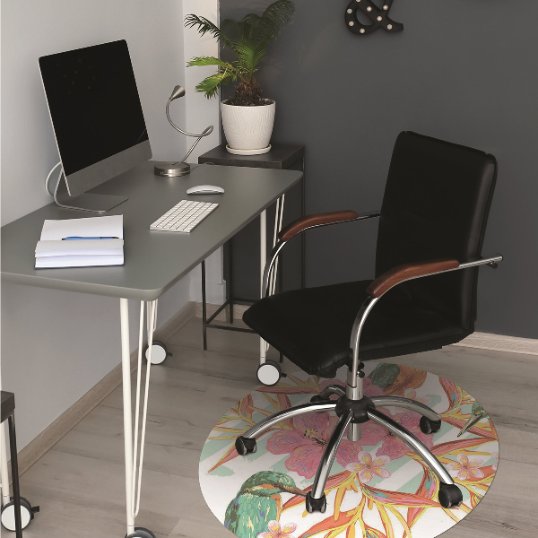 Tapis de chaise Oiseaux d'été