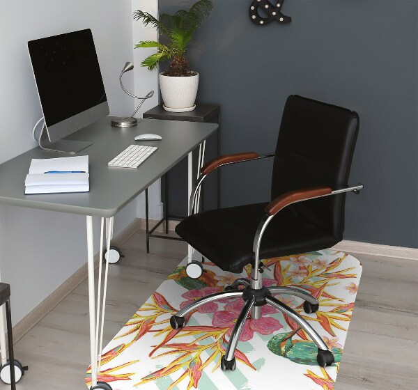 Tapis de chaise Oiseaux d'été