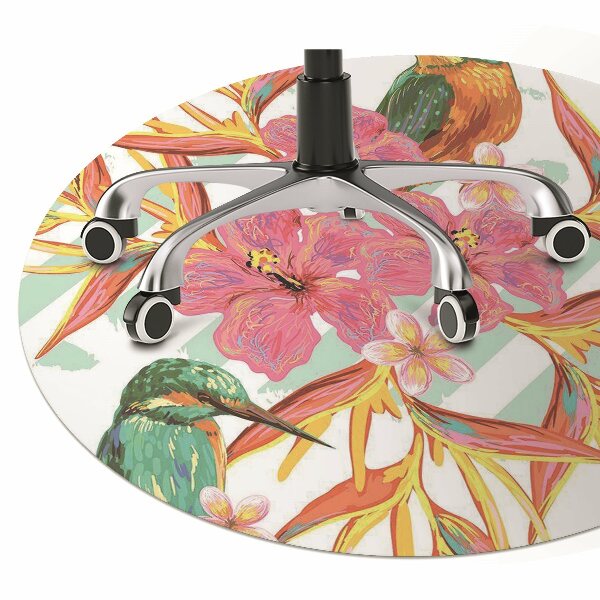 Tapis de chaise Oiseaux d'été