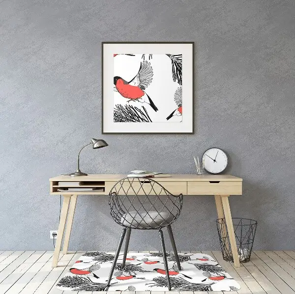 Tapis bureau Gile et arbres