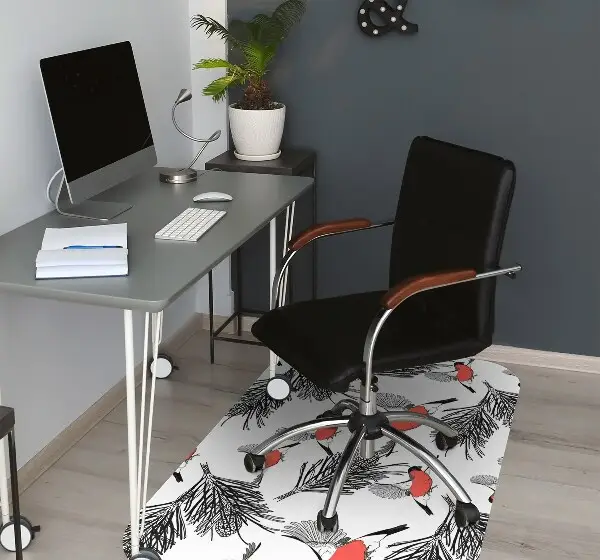 Tapis bureau Gile et arbres