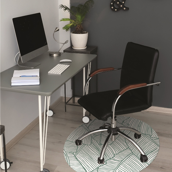 Tapis de chaise Feuilles d'eau
