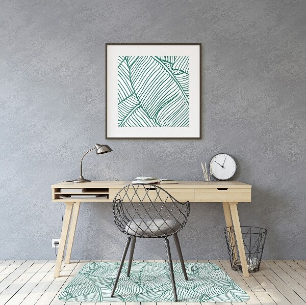 Tapis de chaise Feuilles d'eau