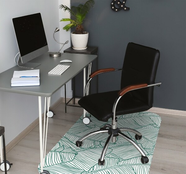 Tapis de chaise Feuilles d'eau