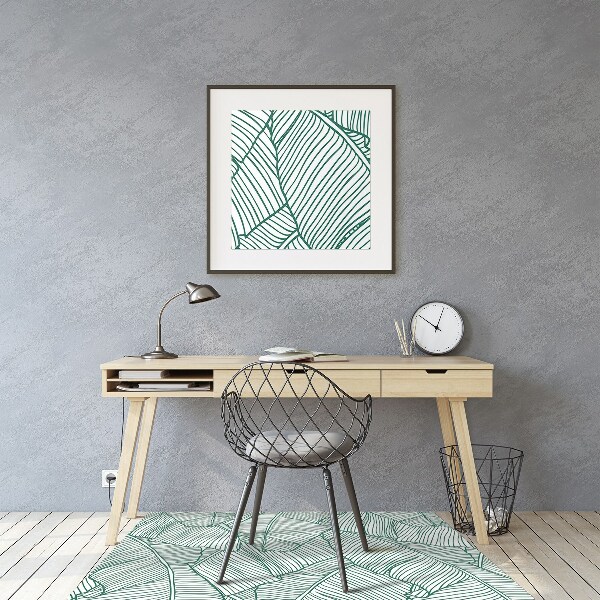 Tapis de chaise Feuilles d'eau