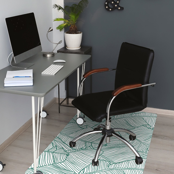 Tapis de chaise Feuilles d'eau